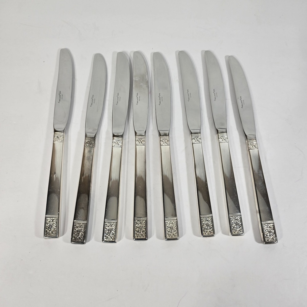 Lot Of 8 Wallace Eps Knives Stainless Steel